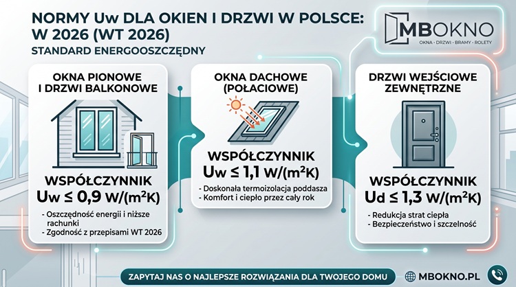infografika normy Uw w 2026